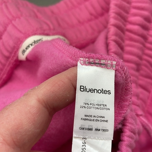 5/$25 Bluenotes High Waisted Athletic Shorts Pink Elastic Drawstring Waistband S - Picture 7 of 10